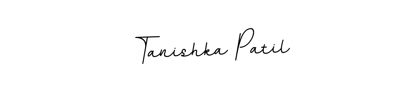 if you are searching for the best signature style for your name Tanishka Patil. so please give up your signature search. here we have designed multiple signature styles  using BallpointsItalic-DORy9. Tanishka Patil signature style 11 images and pictures png