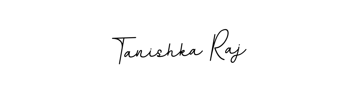 Create a beautiful signature design for name Tanishka Raj. With this signature (BallpointsItalic-DORy9) fonts, you can make a handwritten signature for free. Tanishka Raj signature style 11 images and pictures png