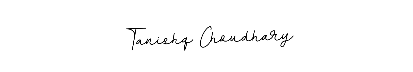 Create a beautiful signature design for name Tanishq Choudhary. With this signature (BallpointsItalic-DORy9) fonts, you can make a handwritten signature for free. Tanishq Choudhary signature style 11 images and pictures png
