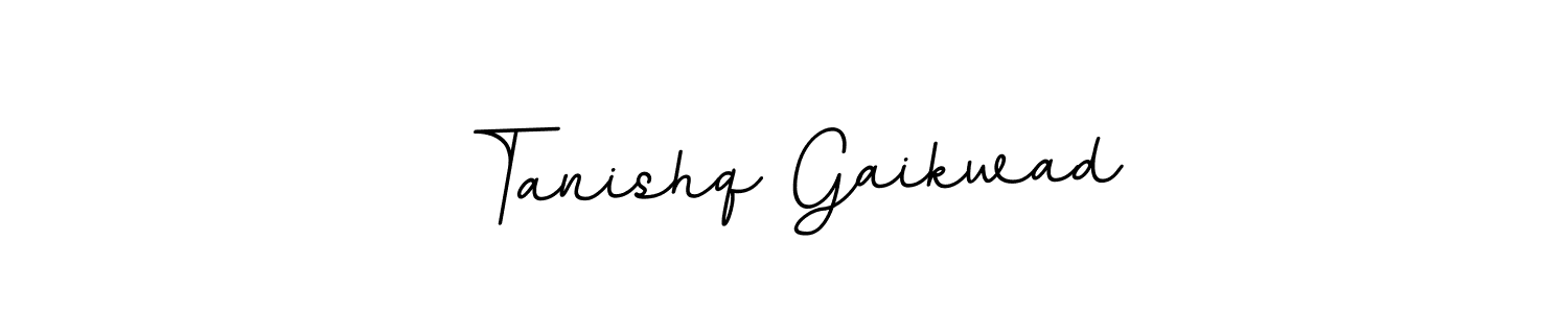 Use a signature maker to create a handwritten signature online. With this signature software, you can design (BallpointsItalic-DORy9) your own signature for name Tanishq Gaikwad. Tanishq Gaikwad signature style 11 images and pictures png