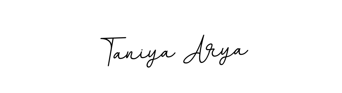 Design your own signature with our free online signature maker. With this signature software, you can create a handwritten (BallpointsItalic-DORy9) signature for name Taniya Arya. Taniya Arya signature style 11 images and pictures png