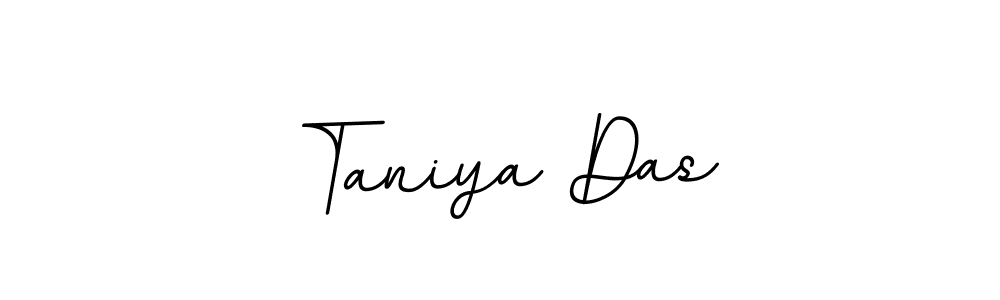 How to make Taniya Das name signature. Use BallpointsItalic-DORy9 style for creating short signs online. This is the latest handwritten sign. Taniya Das signature style 11 images and pictures png