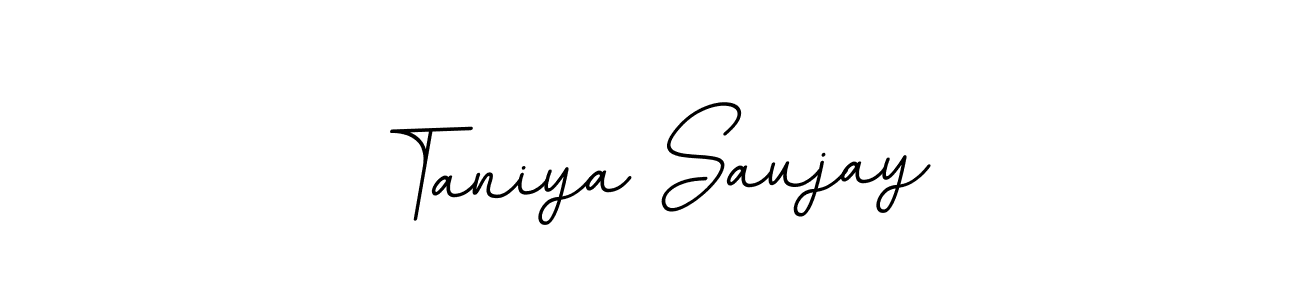 Make a beautiful signature design for name Taniya Saujay. Use this online signature maker to create a handwritten signature for free. Taniya Saujay signature style 11 images and pictures png