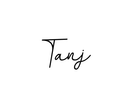 Tanj stylish signature style. Best Handwritten Sign (BallpointsItalic-DORy9) for my name. Handwritten Signature Collection Ideas for my name Tanj. Tanj signature style 11 images and pictures png