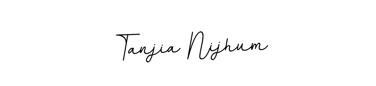 Tanjia Nijhum stylish signature style. Best Handwritten Sign (BallpointsItalic-DORy9) for my name. Handwritten Signature Collection Ideas for my name Tanjia Nijhum. Tanjia Nijhum signature style 11 images and pictures png