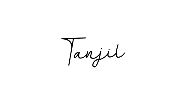 How to make Tanjil signature? BallpointsItalic-DORy9 is a professional autograph style. Create handwritten signature for Tanjil name. Tanjil signature style 11 images and pictures png