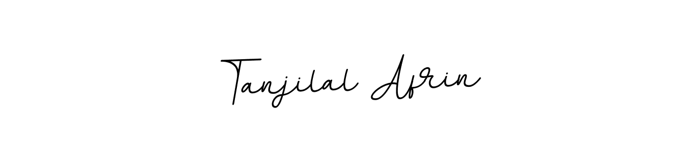 Create a beautiful signature design for name Tanjilal Afrin. With this signature (BallpointsItalic-DORy9) fonts, you can make a handwritten signature for free. Tanjilal Afrin signature style 11 images and pictures png