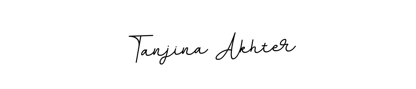 The best way (BallpointsItalic-DORy9) to make a short signature is to pick only two or three words in your name. The name Tanjina Akhter include a total of six letters. For converting this name. Tanjina Akhter signature style 11 images and pictures png