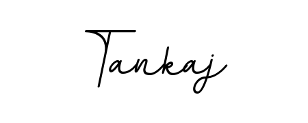 Practice writing Tankaj with the flow of BallpointsItalic-DORy9 lettering. A fantastic source of inspiration for developing your personal signature style. Tankaj signature style 11 images and pictures png