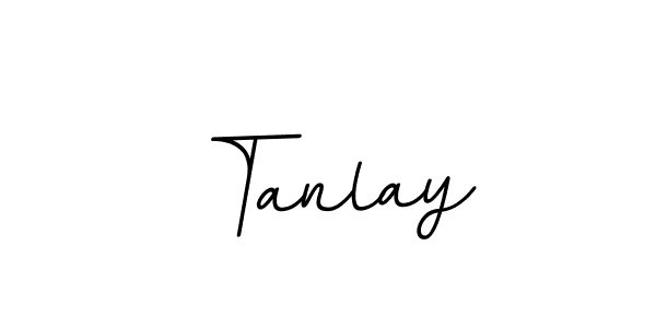 Use a signature maker to create a handwritten signature online. With this signature software, you can design (BallpointsItalic-DORy9) your own signature for name Tanlay. Tanlay signature style 11 images and pictures png