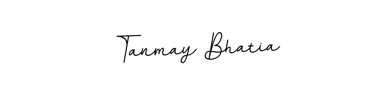 The best way (BallpointsItalic-DORy9) to make a short signature is to pick only two or three words in your name. The name Tanmay Bhatia include a total of six letters. For converting this name. Tanmay Bhatia signature style 11 images and pictures png