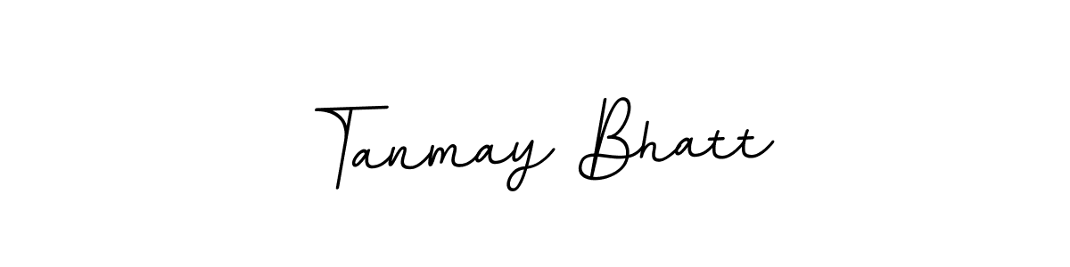 The best way (BallpointsItalic-DORy9) to make a short signature is to pick only two or three words in your name. The name Tanmay Bhatt include a total of six letters. For converting this name. Tanmay Bhatt signature style 11 images and pictures png