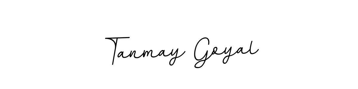 Create a beautiful signature design for name Tanmay Goyal. With this signature (BallpointsItalic-DORy9) fonts, you can make a handwritten signature for free. Tanmay Goyal signature style 11 images and pictures png