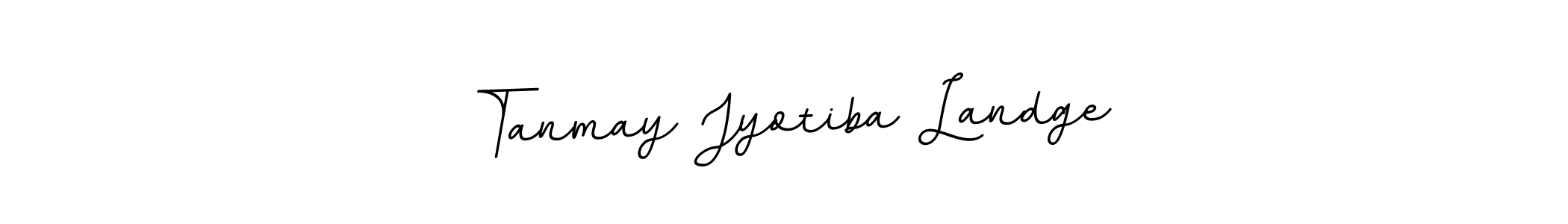 It looks lik you need a new signature style for name Tanmay Jyotiba Landge. Design unique handwritten (BallpointsItalic-DORy9) signature with our free signature maker in just a few clicks. Tanmay Jyotiba Landge signature style 11 images and pictures png