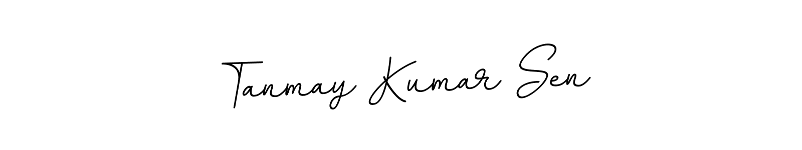 Make a beautiful signature design for name Tanmay Kumar Sen. With this signature (BallpointsItalic-DORy9) style, you can create a handwritten signature for free. Tanmay Kumar Sen signature style 11 images and pictures png