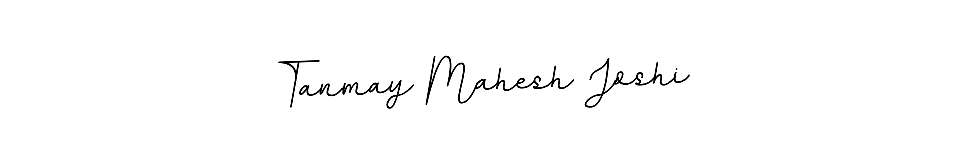 The best way (BallpointsItalic-DORy9) to make a short signature is to pick only two or three words in your name. The name Tanmay Mahesh Joshi include a total of six letters. For converting this name. Tanmay Mahesh Joshi signature style 11 images and pictures png