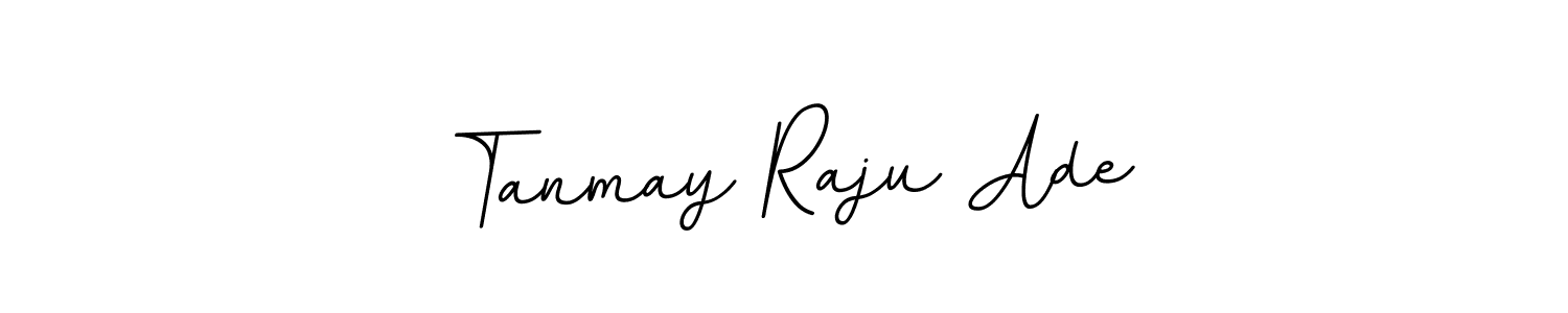 Tanmay Raju Ade stylish signature style. Best Handwritten Sign (BallpointsItalic-DORy9) for my name. Handwritten Signature Collection Ideas for my name Tanmay Raju Ade. Tanmay Raju Ade signature style 11 images and pictures png