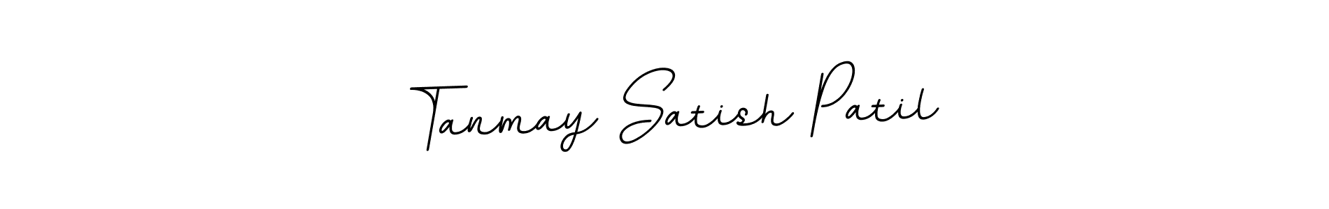 Tanmay Satish Patil stylish signature style. Best Handwritten Sign (BallpointsItalic-DORy9) for my name. Handwritten Signature Collection Ideas for my name Tanmay Satish Patil. Tanmay Satish Patil signature style 11 images and pictures png