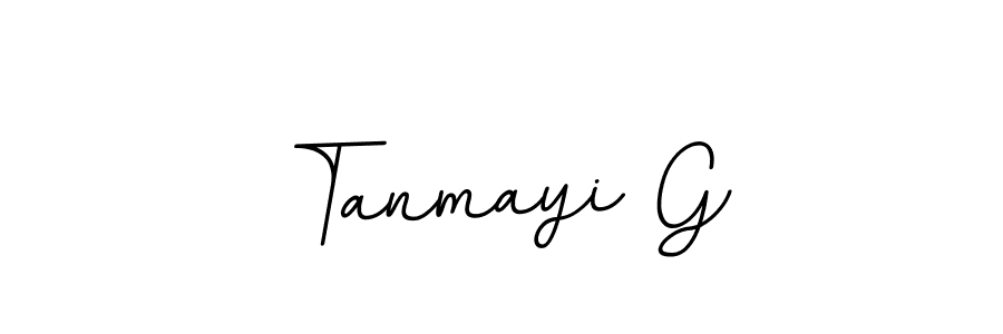 Tanmayi G stylish signature style. Best Handwritten Sign (BallpointsItalic-DORy9) for my name. Handwritten Signature Collection Ideas for my name Tanmayi G. Tanmayi G signature style 11 images and pictures png