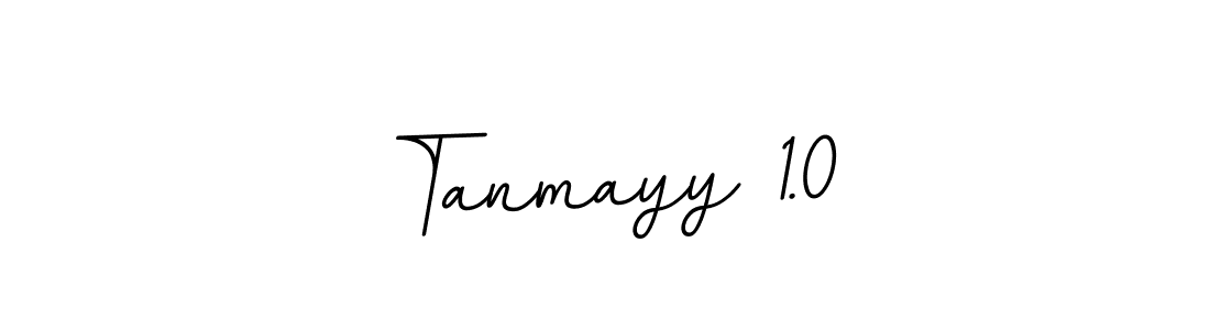 Design your own signature with our free online signature maker. With this signature software, you can create a handwritten (BallpointsItalic-DORy9) signature for name Tanmayy 1.0. Tanmayy 1.0 signature style 11 images and pictures png
