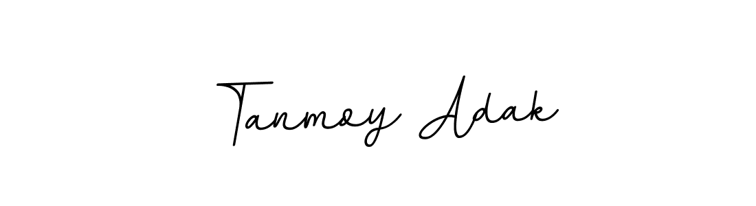How to make Tanmoy Adak name signature. Use BallpointsItalic-DORy9 style for creating short signs online. This is the latest handwritten sign. Tanmoy Adak signature style 11 images and pictures png