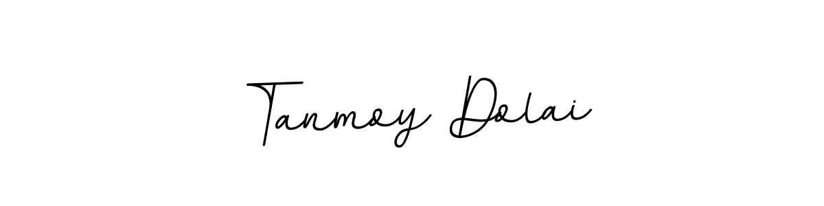 Create a beautiful signature design for name Tanmoy Dolai. With this signature (BallpointsItalic-DORy9) fonts, you can make a handwritten signature for free. Tanmoy Dolai signature style 11 images and pictures png