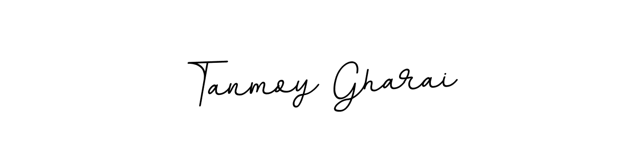 How to make Tanmoy Gharai name signature. Use BallpointsItalic-DORy9 style for creating short signs online. This is the latest handwritten sign. Tanmoy Gharai signature style 11 images and pictures png