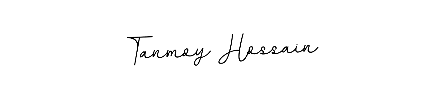 Use a signature maker to create a handwritten signature online. With this signature software, you can design (BallpointsItalic-DORy9) your own signature for name Tanmoy Hossain. Tanmoy Hossain signature style 11 images and pictures png
