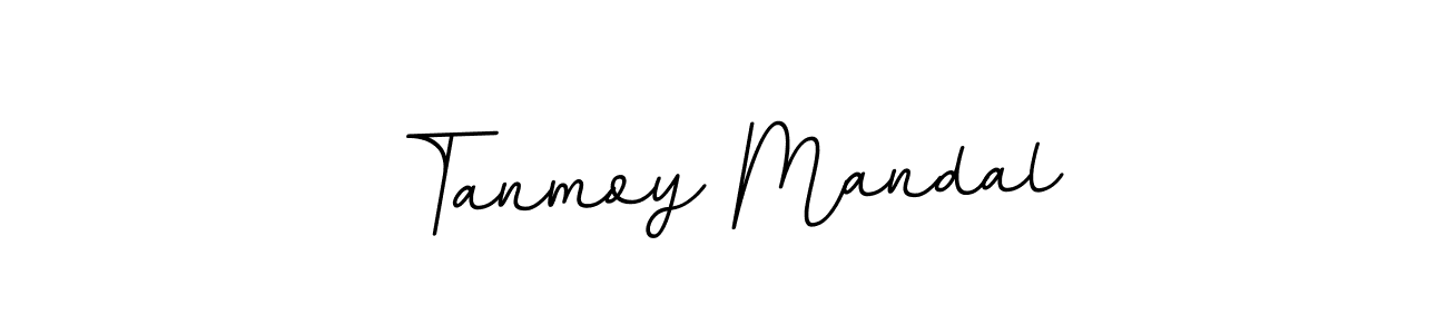How to make Tanmoy Mandal name signature. Use BallpointsItalic-DORy9 style for creating short signs online. This is the latest handwritten sign. Tanmoy Mandal signature style 11 images and pictures png