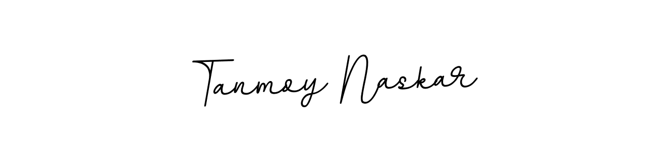 How to make Tanmoy Naskar name signature. Use BallpointsItalic-DORy9 style for creating short signs online. This is the latest handwritten sign. Tanmoy Naskar signature style 11 images and pictures png