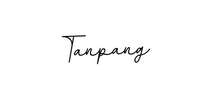 The best way (BallpointsItalic-DORy9) to make a short signature is to pick only two or three words in your name. The name Tanpang include a total of six letters. For converting this name. Tanpang signature style 11 images and pictures png