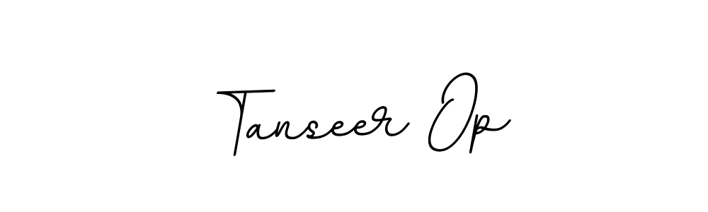 How to make Tanseer Op name signature. Use BallpointsItalic-DORy9 style for creating short signs online. This is the latest handwritten sign. Tanseer Op signature style 11 images and pictures png