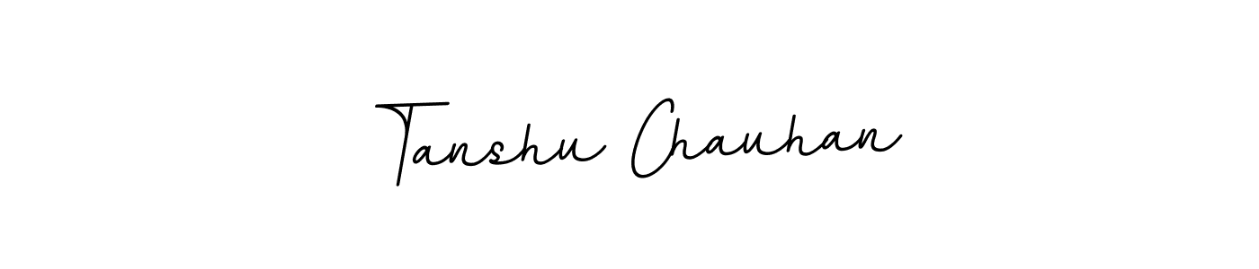 How to make Tanshu Chauhan signature? BallpointsItalic-DORy9 is a professional autograph style. Create handwritten signature for Tanshu Chauhan name. Tanshu Chauhan signature style 11 images and pictures png