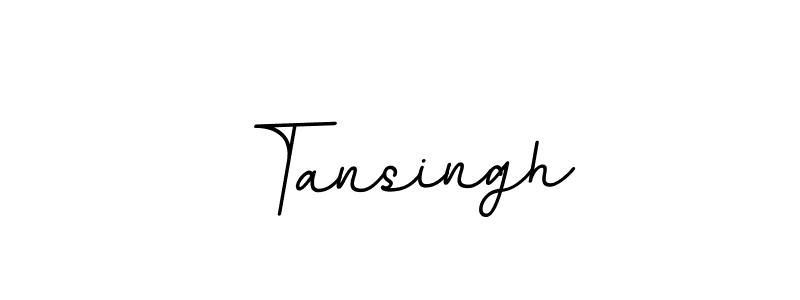 How to make Tansingh name signature. Use BallpointsItalic-DORy9 style for creating short signs online. This is the latest handwritten sign. Tansingh signature style 11 images and pictures png