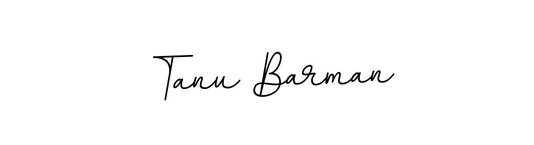 Use a signature maker to create a handwritten signature online. With this signature software, you can design (BallpointsItalic-DORy9) your own signature for name Tanu Barman. Tanu Barman signature style 11 images and pictures png