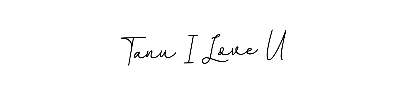 How to Draw Tanu I Love U signature style? BallpointsItalic-DORy9 is a latest design signature styles for name Tanu I Love U. Tanu I Love U signature style 11 images and pictures png