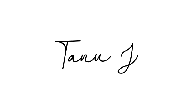 BallpointsItalic-DORy9 is a professional signature style that is perfect for those who want to add a touch of class to their signature. It is also a great choice for those who want to make their signature more unique. Get Tanu J name to fancy signature for free. Tanu J signature style 11 images and pictures png