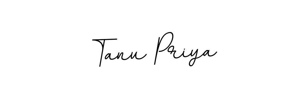 Create a beautiful signature design for name Tanu Priya. With this signature (BallpointsItalic-DORy9) fonts, you can make a handwritten signature for free. Tanu Priya signature style 11 images and pictures png