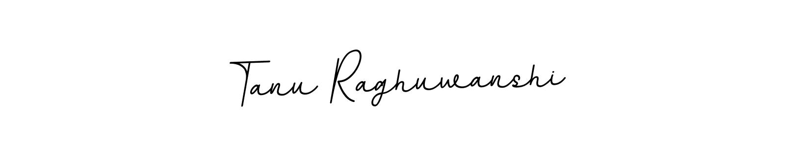 How to make Tanu Raghuwanshi name signature. Use BallpointsItalic-DORy9 style for creating short signs online. This is the latest handwritten sign. Tanu Raghuwanshi signature style 11 images and pictures png