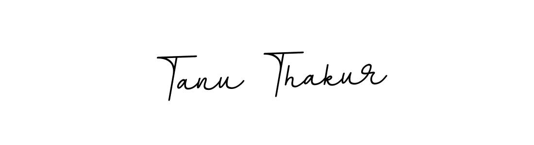 Tanu Thakur stylish signature style. Best Handwritten Sign (BallpointsItalic-DORy9) for my name. Handwritten Signature Collection Ideas for my name Tanu Thakur. Tanu Thakur signature style 11 images and pictures png