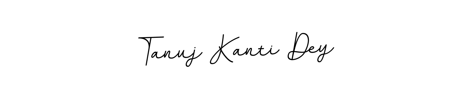 Tanuj Kanti Dey stylish signature style. Best Handwritten Sign (BallpointsItalic-DORy9) for my name. Handwritten Signature Collection Ideas for my name Tanuj Kanti Dey. Tanuj Kanti Dey signature style 11 images and pictures png