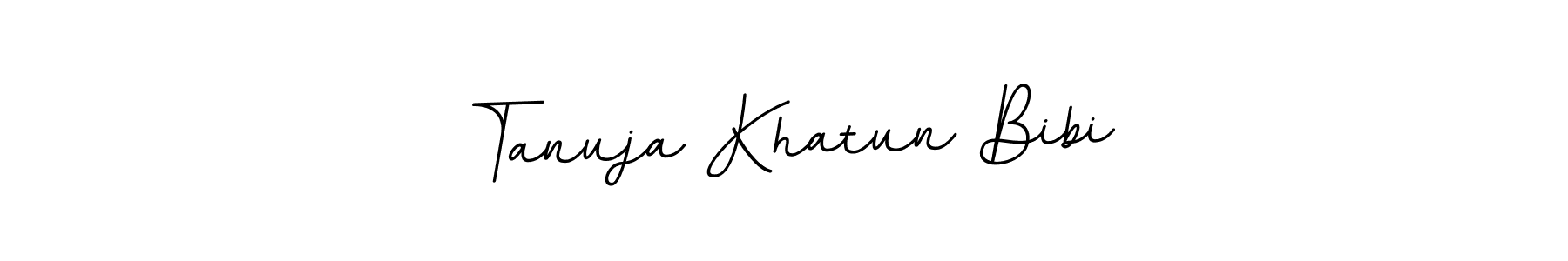 Make a short Tanuja Khatun Bibi signature style. Manage your documents anywhere anytime using BallpointsItalic-DORy9. Create and add eSignatures, submit forms, share and send files easily. Tanuja Khatun Bibi signature style 11 images and pictures png