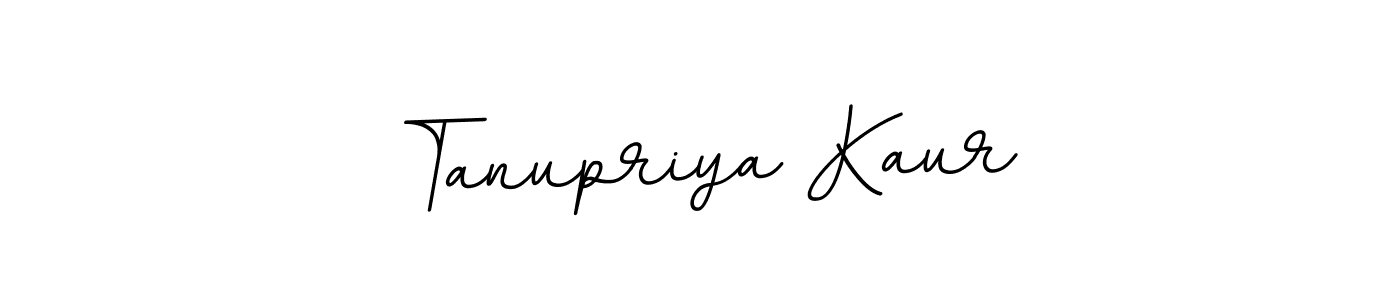 Design your own signature with our free online signature maker. With this signature software, you can create a handwritten (BallpointsItalic-DORy9) signature for name Tanupriya Kaur. Tanupriya Kaur signature style 11 images and pictures png