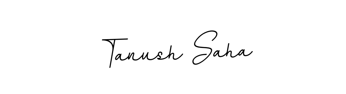 Use a signature maker to create a handwritten signature online. With this signature software, you can design (BallpointsItalic-DORy9) your own signature for name Tanush Saha. Tanush Saha signature style 11 images and pictures png