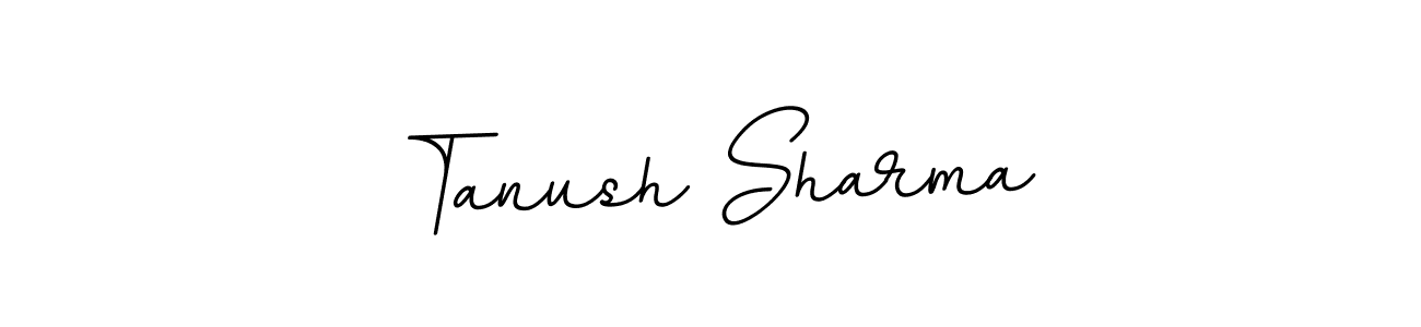 Design your own signature with our free online signature maker. With this signature software, you can create a handwritten (BallpointsItalic-DORy9) signature for name Tanush Sharma. Tanush Sharma signature style 11 images and pictures png