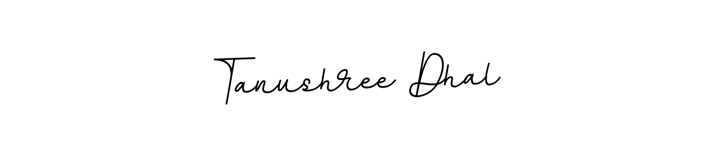 The best way (BallpointsItalic-DORy9) to make a short signature is to pick only two or three words in your name. The name Tanushree Dhal include a total of six letters. For converting this name. Tanushree Dhal signature style 11 images and pictures png