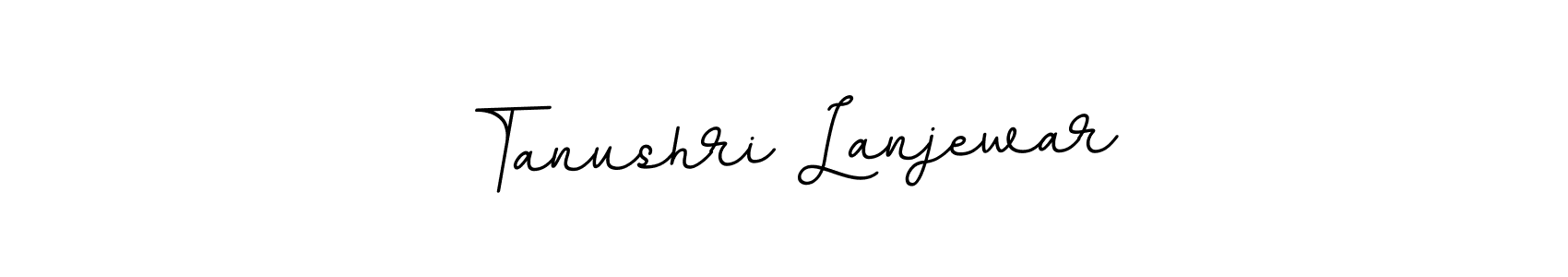 This is the best signature style for the Tanushri Lanjewar name. Also you like these signature font (BallpointsItalic-DORy9). Mix name signature. Tanushri Lanjewar signature style 11 images and pictures png