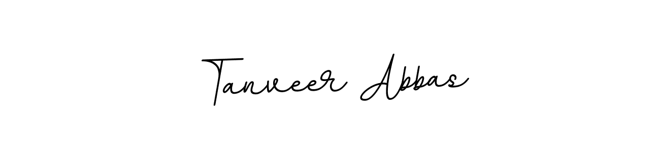 Design your own signature with our free online signature maker. With this signature software, you can create a handwritten (BallpointsItalic-DORy9) signature for name Tanveer Abbas. Tanveer Abbas signature style 11 images and pictures png