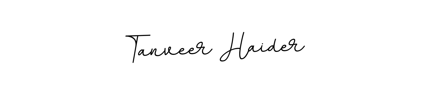 Design your own signature with our free online signature maker. With this signature software, you can create a handwritten (BallpointsItalic-DORy9) signature for name Tanveer Haider. Tanveer Haider signature style 11 images and pictures png