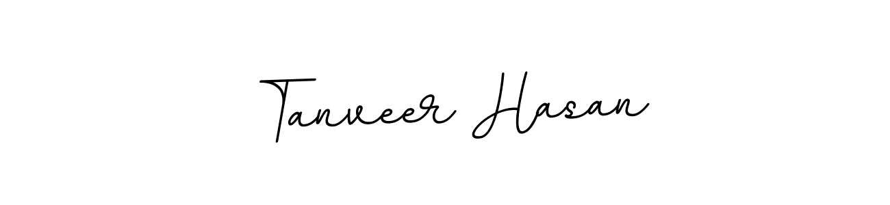 Use a signature maker to create a handwritten signature online. With this signature software, you can design (BallpointsItalic-DORy9) your own signature for name Tanveer Hasan. Tanveer Hasan signature style 11 images and pictures png